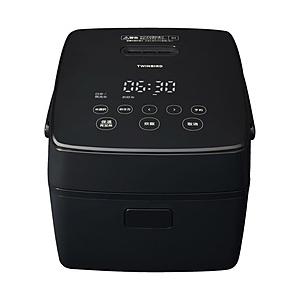 ツインバード はやくておいしい3合IH炊飯器  ブラック RM-D793B ［3合 /IH］