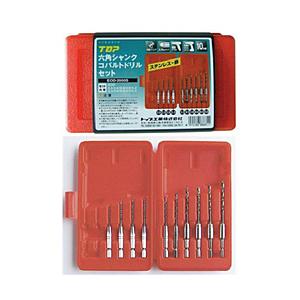 TOP工業 ＴＯＰ 六角シャンクコバルトドリルセット（１０本組） ＥＯＤ−２０５０Ｓ
