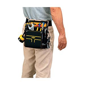 TOP工業 ＴＯＰ　電工腰袋２段タイプ（中）   TPD-201M