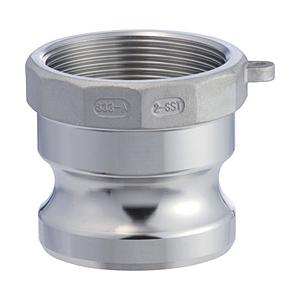 トヨックス トヨックス　カムロックアダプター　メネジ　ステンレス   633-AB1-1/2SST