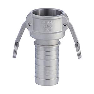 トヨックス トヨックス　カムロックカプラー　ホースシャンク　ステンレス   633-C2SST