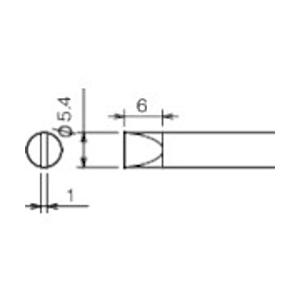 太洋電機産業 RX-80HRT-5.4D グット 替こて先 5.4D