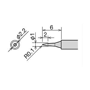 太洋電機産業 グット　替こて先　SB型　RX−812AS／802AS　RX-81HRT-SB