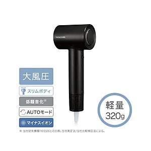 テスコム マイナスイオン ヘアドライヤー  ブラック TD760A-K