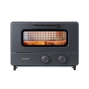 テスコム オーブントースター  ブラック TSB51A-K