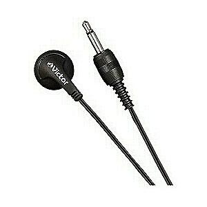 JVCケンウッド MR-55 ブラック＜3.0mコード＞ テレビ/ラジカセ用片耳イヤホン インナーイ...