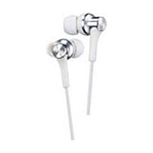 JVCケンウッド HA-FX46(ホワイト)HA-FX46-W【重低音モデル】 カナル型イヤホン