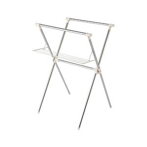 ベストコ 簡単すっきりバスタオルも干せる物干しX型 S   NY-295