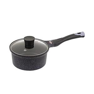 ベストコ ベストコ 片手鍋 16cm ガス火専用 ダイヤモンドコート イージーライト ネオ  マーブ...