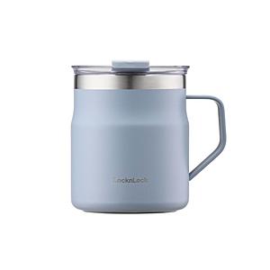 ベストコ マグカップ ふた付き 保温 保冷 ステンレス 355ml ロック＆ロック メトロ  ブルー...