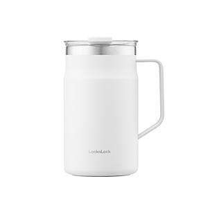 ベストコ マグカップ ふた付き 保温 保冷 ステンレス 600ml 大きめ ロック＆ロック メトロ ...