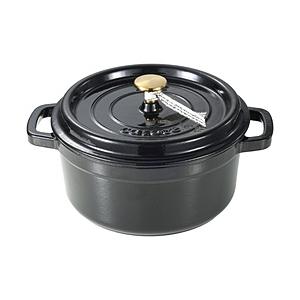 ベストコ CAROTE(カローテ) ココット鍋 22cm IH ガス火対応 鋳鉄 ホーロー 無水鍋 ...