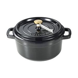 ベストコ CAROTE(カローテ) ココット鍋 24cm IH ガス火対応 鋳鉄 ホーロー 無水鍋 ...