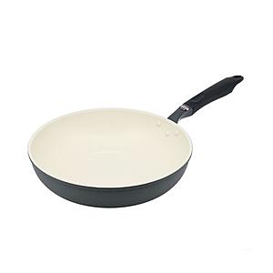 ベストコ フライパン 30cm セラミック IH ガス火対応 アリエッタセラミック  ダークグレー ...