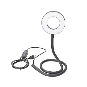 ETSUMI VLOG LED3.5インチリングライト＆スネークスティック   E-2299