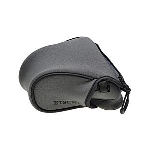 ETSUMI NPカメラケース ポケット SSサイズ  グレー E-3583 【864】
