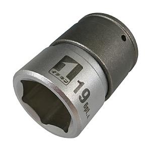 イチネンミツトモ ミツトモ　QCソケット　シングル　19mm　ショート　6角　IM―4W19S―6K...