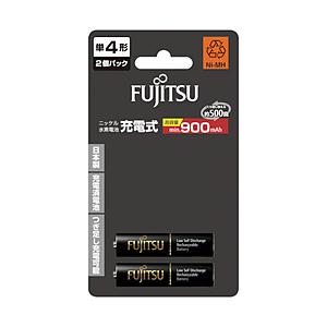 FUJITSU(富士通) 【単4形ニッケル水素充電池】HR-4UTHC(2B)　2本　FUJITSU...
