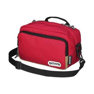 OUTDOOR アウトドア カメラショルダーバッグ03（レッド） ODCSB03RD