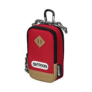 OUTDOOR カメラポーチ 06  レッド ODCP06RD