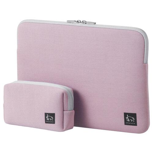 CHULULU ノートパソコン対応［〜13.3インチ］ PCインナーケース＆マルチポーチ  パステル...
