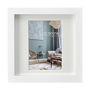 ハクバ SQ（スクウェア）木製額 「tetra（テトラ）」 Lサイズ 1面  ホワイト FSQTT-...
