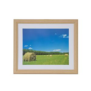 フジカラー 木製額縁 YM-3 （6切/木地 アクリル）