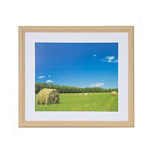 フジカラー 木製額縁 YM-3 （4切/木地 アクリル）