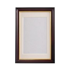 フジカラー 木製額 S10 ハガキ・L ブラウン