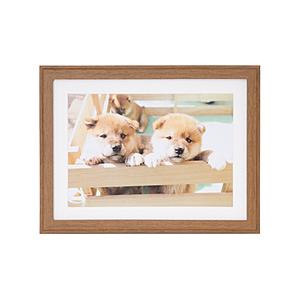 フジカラー 木製額縁_YM-9_A4_ブラウン ブラウン