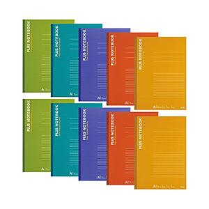 PLUS ノートブック   NO-204AS-10CP ［A4 /7mm(A罫) /横罫線］