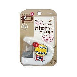 PLUS ペーパークリンチミニ 約2〜4枚とじ  ホワイト SL-104NB