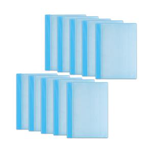 PLUS 通知表ファイル 10P LBL  ライトブルー FL-190GD