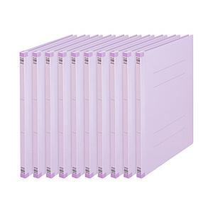 PLUS フラットF背補強 A4S VL 10冊  バイオレット NO.021S