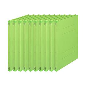 PLUS フラットF背補強 A4S LGR 10冊   NO.021S