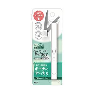 PLUS 携帯はさみ フッ素コート Twiggy(ツイッギー) ポーチサイズ ホワイト SC-100...