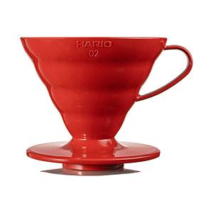 ハリオ V60透過ドリッパー02  レッド VDR-02-R