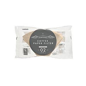 ハリオ PEF-02-100M ペガサスコーヒーペーパーフィルター02M100枚   PEF-02-...