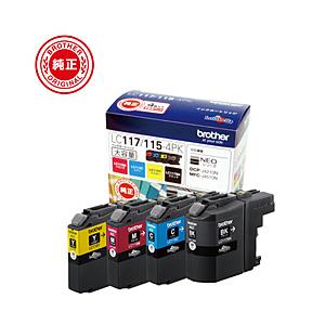 brother(ブラザー) 【純正】 LC117/115-4PK 【ブラザー純正】インクカートリッジ...