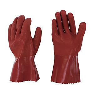 ミエローブ No.230E 塩化ビニール手袋 L  ブラウン NO.203L