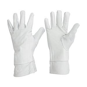 ミドリ安全 ミドリ安全　牛表革手袋　袖長タイプ　MT−14　キリン型−白 MT-14-KIRINGA...