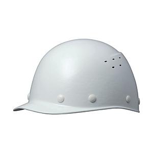 ミドリ安全 FRP製ヘルメット 野球帽型 通気孔付  ホワイト SC-9FVRA-KP
