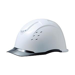 ミドリ安全 PC製ヘルメット 高通気タイプ 透明バイザー  ホワイト/スモーク SC-13PCLVR...