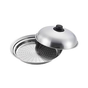 ヨシカワ フライパンにのせて使う蒸しプレート 24〜26cm 美味彩菜  SJ2632