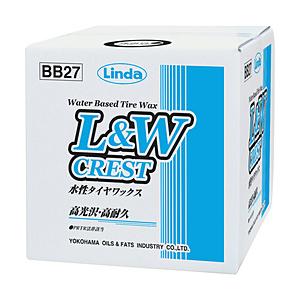 横浜油脂工業 L＆Wクレスト　水性タイヤワックス　18kg   BB27