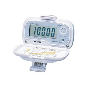 山佐時計計器 MK-365(LS) ラベンダーシルバー　デジタル万歩計　万歩