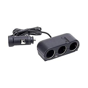 ヤック 車用 ソケット分配器 CEトリプルソケット24V   CE-302