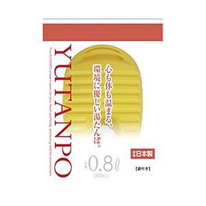 岩谷マテリアル ポリ湯たんぽ 0.8L 袋付き  イエロー YP-08Y