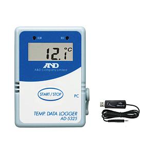 A＆D 温度データーロガー 8000メモリースタート・セット AD5325SET