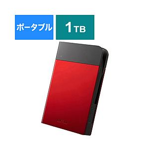 BUFFALO(バッファロー) HD-PZN1.0U3-R [ポータブル型 /1TB] 外付けHDD...